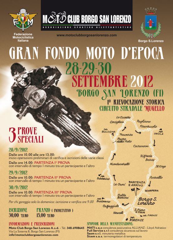 I° Rievocazione Storica del Circuito Stradale del Mugello